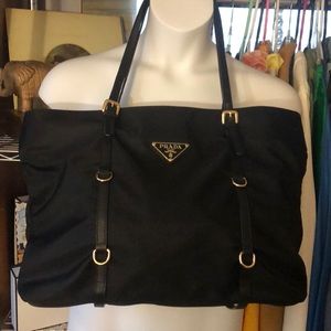 Prada nylon tote bag